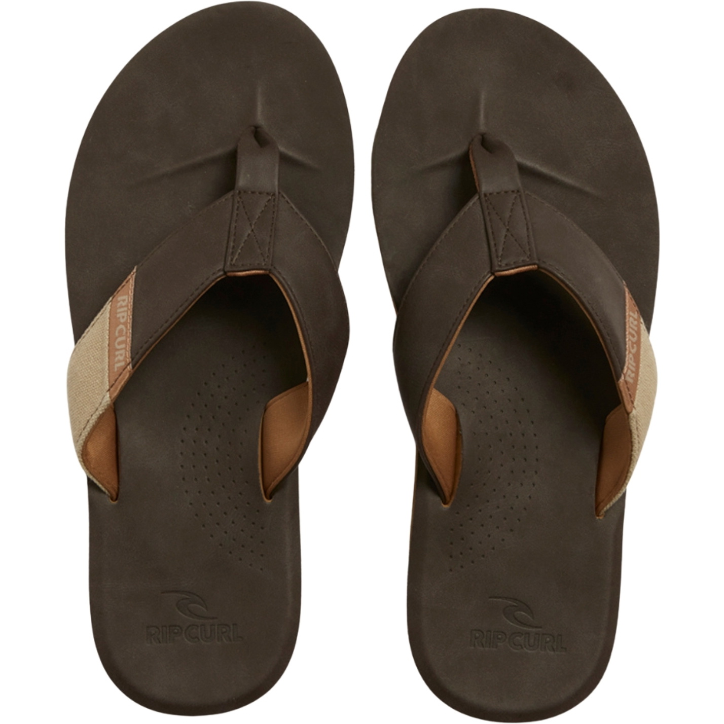 2026 Rip Curl Mens Oxford Bloom Open Toe Sandals 1C2MOT - Brown